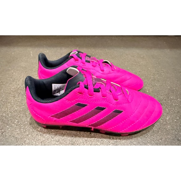 adidas Other - Adidas Copa Pure 4 FxG Kids Soccer Cleats Pink Black GW6163 Size 1
